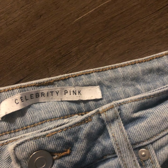 Celebrity Pink Light Wash Jeans-27 - Picture 3 of 4